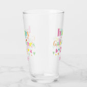 Bunte Typografie Happy Galentines Day Glas (Rechts)
