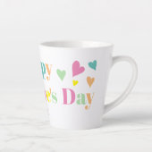 Bunte Typografie Happy Valentines Day Milchtasse (Rechts)