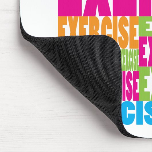 Bunte Übung Mousepad (Ecke)