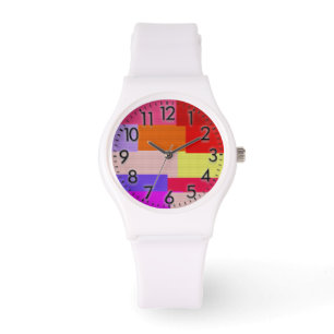 Bunte Uhr