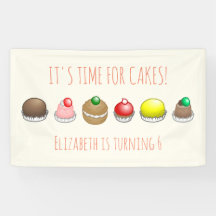 Bunte und köstliche Kuchen