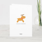 Bunte und niedliche, frohe und helle Weihnachten (Rückseite)