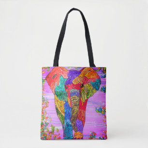 Bunte und niedliche rosa Elefant-Taschen-Tasche Tasche