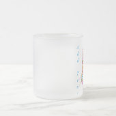 bunte Unicorn-Tasse Mattglastasse (Mittel)