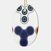 Bunte Unruhe-Spinner-Sammlung Keramikornament (Links)