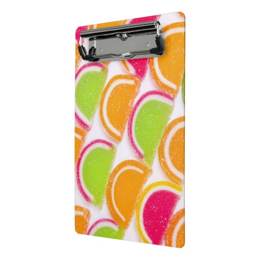 Bunte unterschiedliche Gelee-Süßigkeit Mini Klemmbrett (Gewinkelt2)