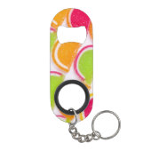 Bunte unterschiedliche Gelee-Süßigkeit Schlüsselanhänger Flaschenöffner (Rückseite)