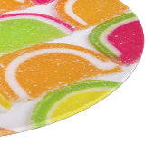 Bunte unterschiedliche Gelee-Süßigkeit Schneidebrett (Ecke)