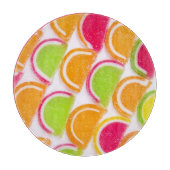 Bunte unterschiedliche Gelee-Süßigkeit Schneidebrett (Vorderseite)