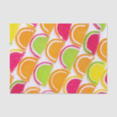 Bunte unterschiedliche Gelee-Süßigkeit Seidenpapier (Vorderseite)