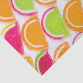 Bunte unterschiedliche Gelee-Süßigkeit Seidenpapier (Ausschnitt)