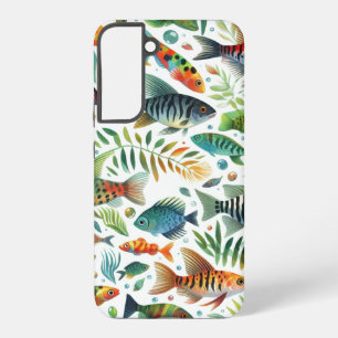 Bunte Unterwasser-Fischkunst Samsung Galaxy Hülle