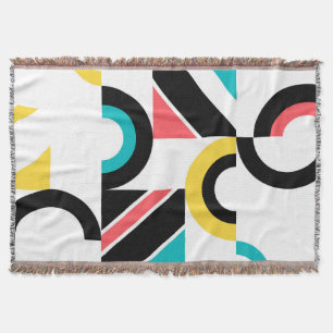 Bunte, urbane, trendige, moderne geometrische Kuns Decke