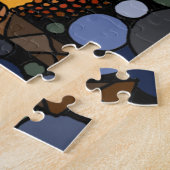 Bunte ursprüngliche Eulen-abstrakter Kunst-Entwurf Puzzle (Seite)