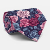 Bunte Vatertagsgeschenke Rose Blumen Krawatte (Gerollt)