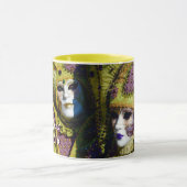 Bunte venezianische Paare Tasse (Zentrum)