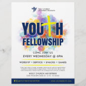 Bunte Veranstaltung der Jugendstipendienkirche Flyer (Vorne)