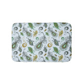 Bunte verschiedene Federn Badematte (Vorderseite)