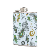 Bunte verschiedene Federn Flachmann (Links)