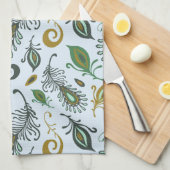 Bunte verschiedene Federn Geschirrtuch (Viertel Falte)