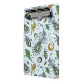 Bunte verschiedene Federn Mini Klemmbrett (Gewinkelt2)