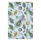 Bunte verschiedene Federn Mini Klemmbrett (Rückseite)