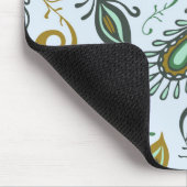 Bunte verschiedene Federn Mousepad (Ecke)