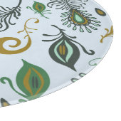 Bunte verschiedene Federn Schneidebrett (Ecke)