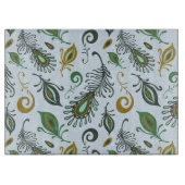 Bunte verschiedene Federn Schneidebrett (Vorderseite)