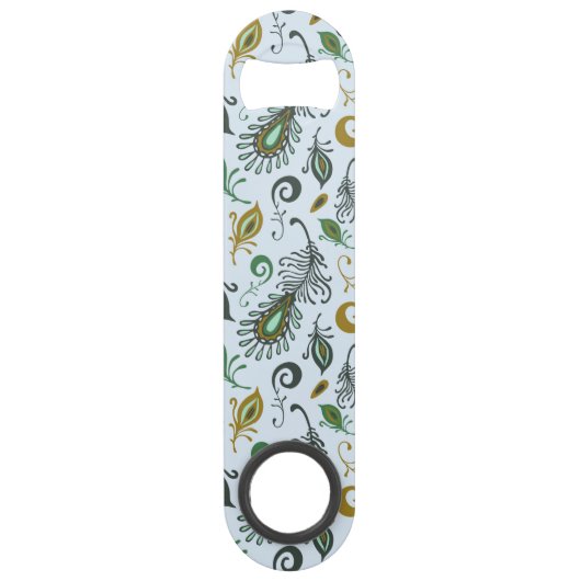 Bunte verschiedene Federn Speed Flaschenöffner (Vorderseite)