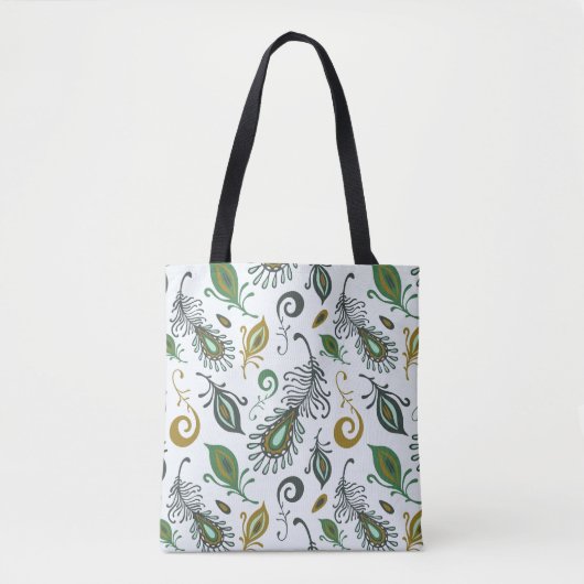 Bunte verschiedene Federn Tasche (Vorderseite)