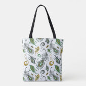 Bunte verschiedene Federn Tasche (Rückseite)