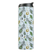 Bunte verschiedene Federn Thermosbecher (Nach links gedreht)