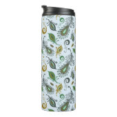 Bunte verschiedene Federn Thermosbecher (Nach rechts gedreht)