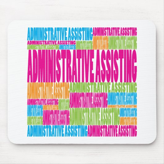 Bunte Verwaltungsunterstützung Mousepad (Vorne)