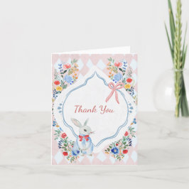 Bunte verzauberte Alice im Wunderland zum Geburtst Dankeskarte