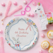 Bunte verzauberte Alice im Wunderland zum Geburtst Pappteller (Party)