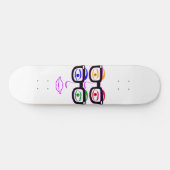 Bunte vier Augen-Glas-Skateboard-Plattform Skateboard (Horizontal)