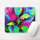 Bunte violette Pflanzen Mousepad (Mit Mouse)