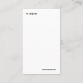 Bunte Visitenkarte (Rückseite)