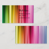 Bunte Visitenkarte (Vorne/Hinten)