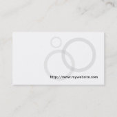 Bunte Visitenkarte (Rückseite)