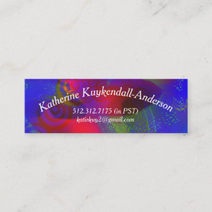 Bunte Visitenkarte