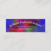 Bunte Visitenkarte (Vorderseite)