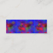 Bunte Visitenkarte (Rückseite)