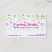 Bunte Visitenkarte (Vorderseite)