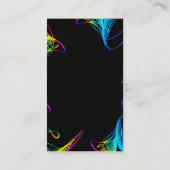 Bunte Visitenkarten Visitenkarte (Rückseite)