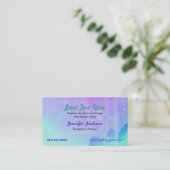 Bunte Visitenkarten Visitenkarte (Stehend Vorderseite)