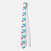Bunte Vögel an Krawatte (Vorderseite)