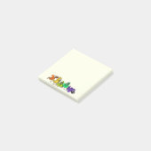 Bunte Vögel Lustige Post-it® Notizen (angewinkelt)